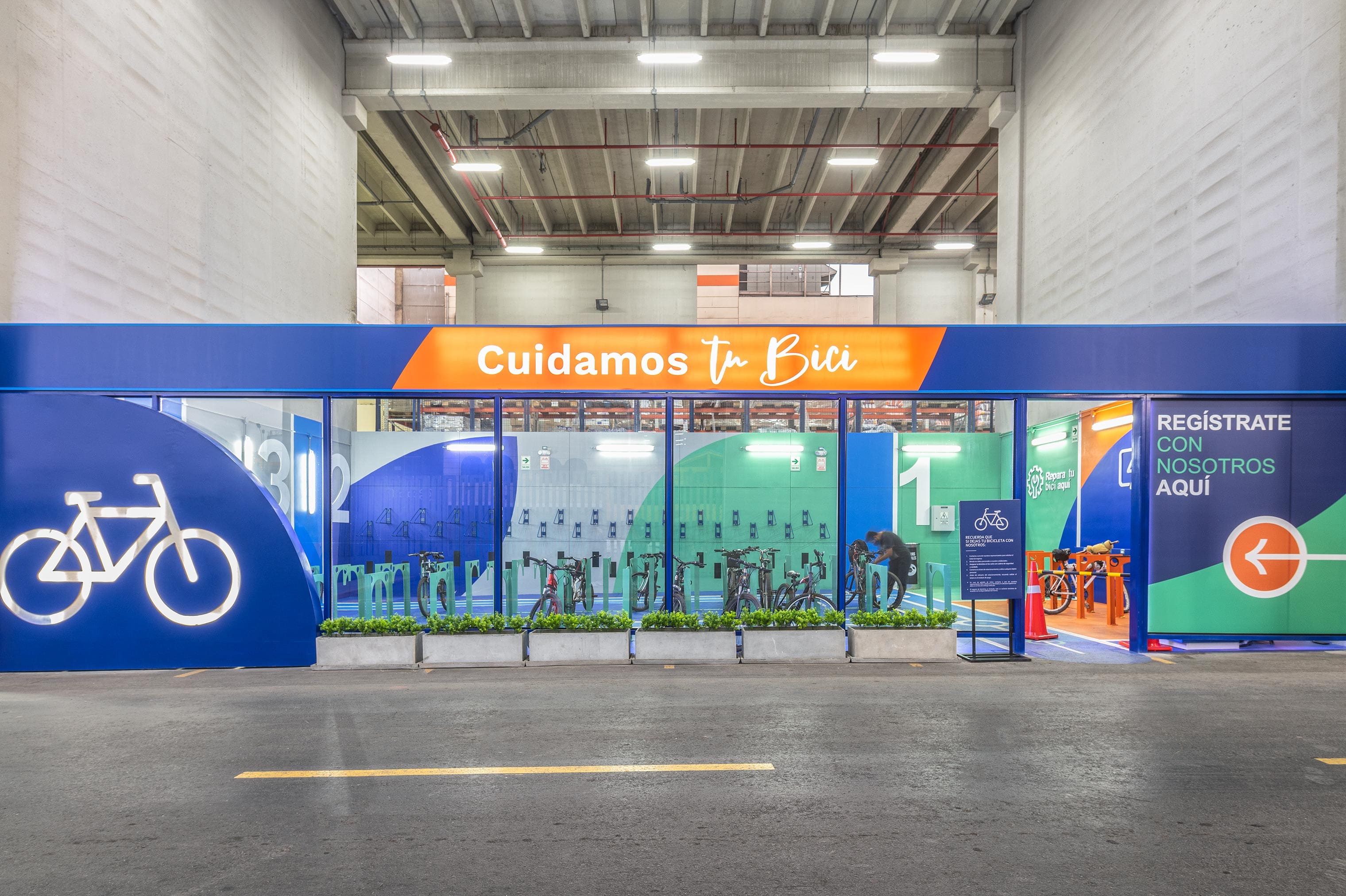 Bicicletario Mega Plaza