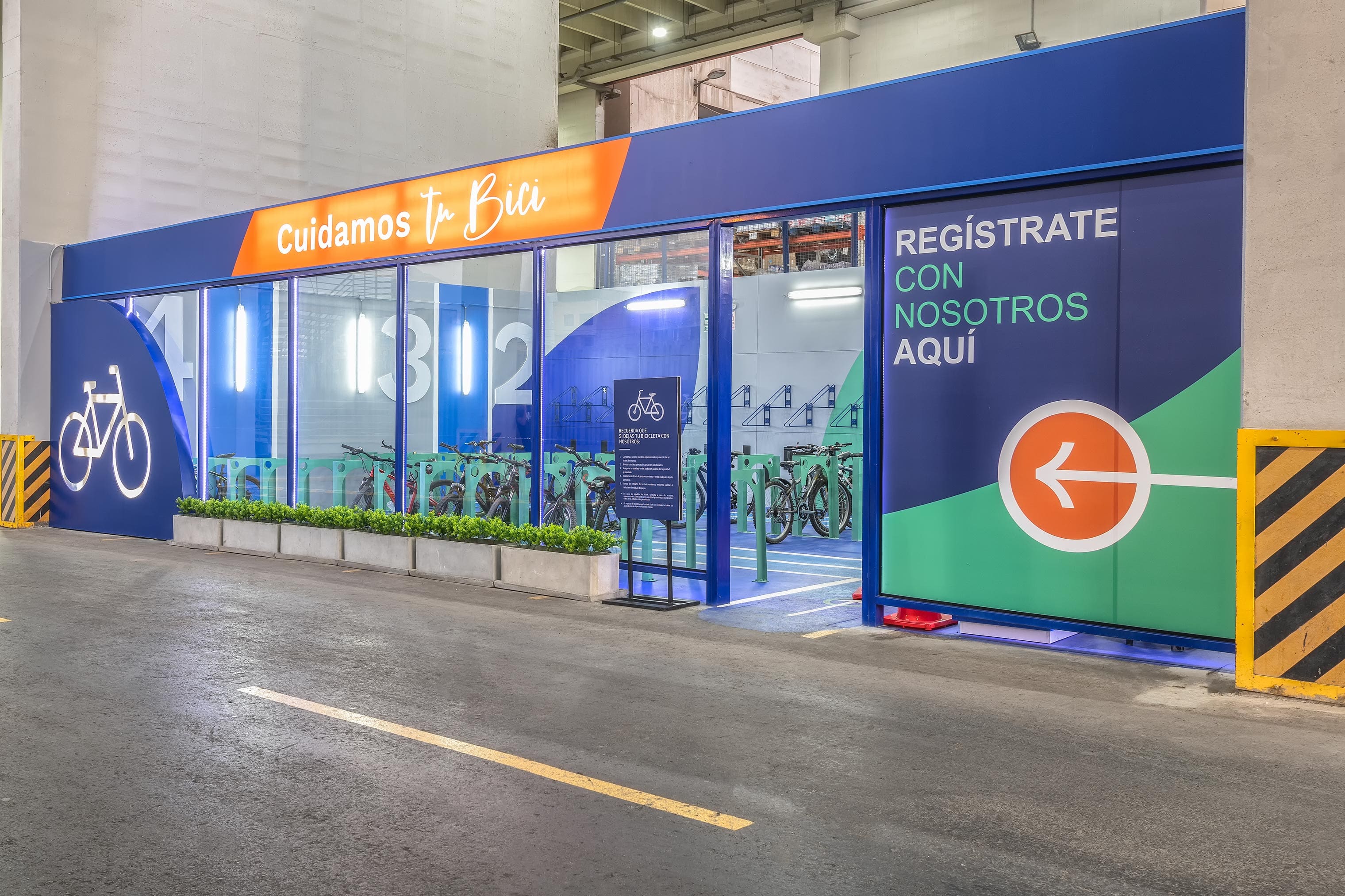 Bicicletario Mega Plaza